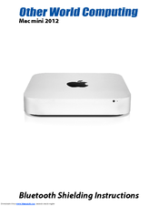 Mac mini 2012 manual download